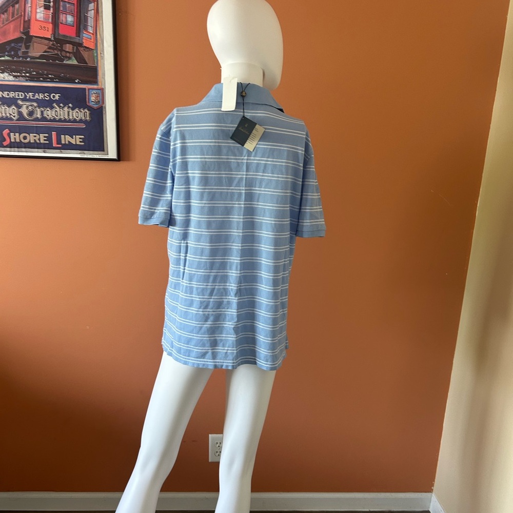 BROOKS BROTHERS “Golden Fleece Performance Polo” light blue women’s polo - Picture 7 of 12